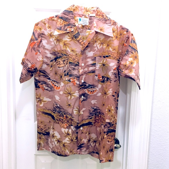 Vintage Other - SOLD - Vintage 1970s men’s Hawaiian shirt